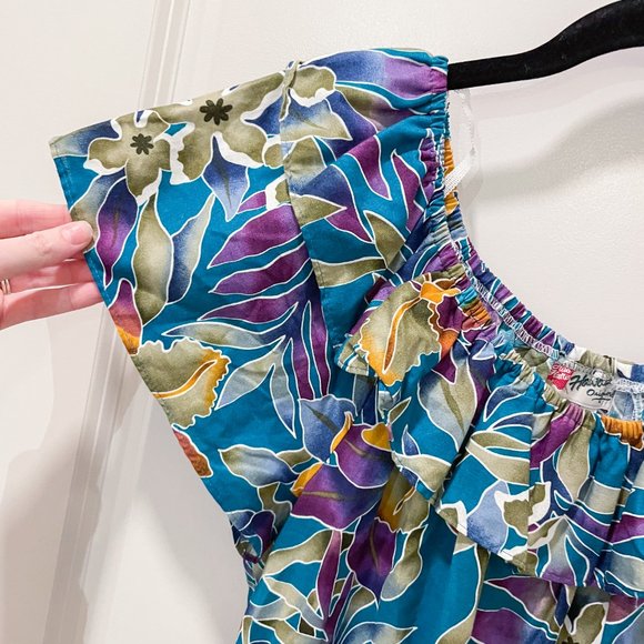 Hilo Hattie Hawaii Women's Multi Floral Maxi Dress - Picture 7 of 12